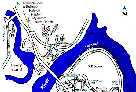 Urunga Map