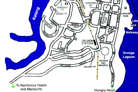 Urunga Town Map - Interactive 
